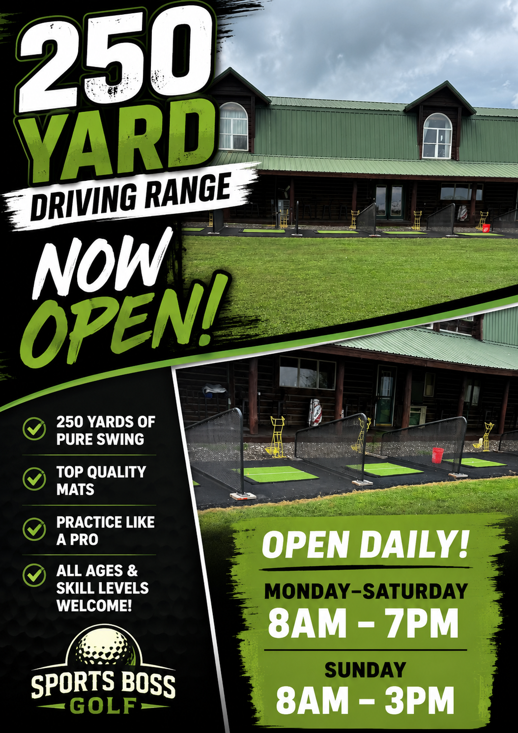 Sports Boss Golf Driving Range