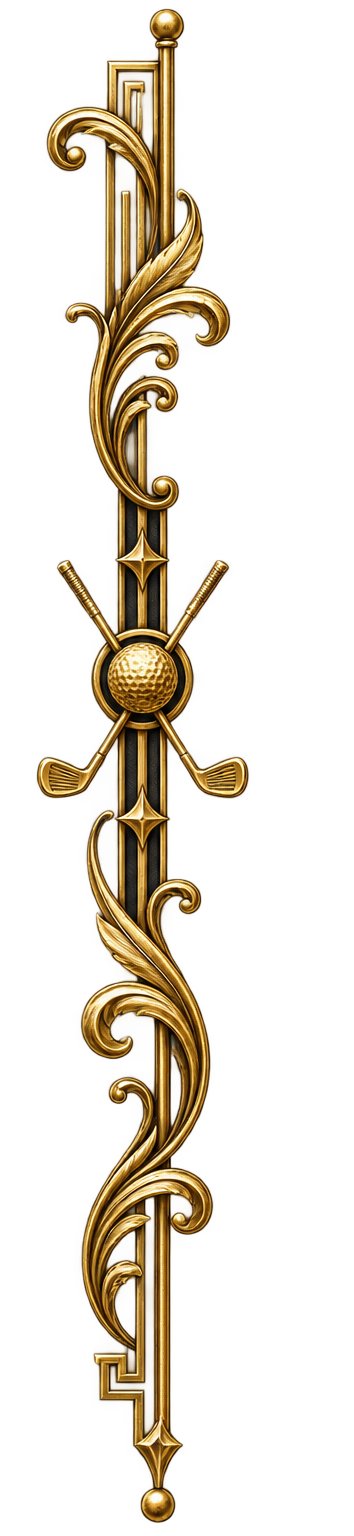 Decorative gold filigree